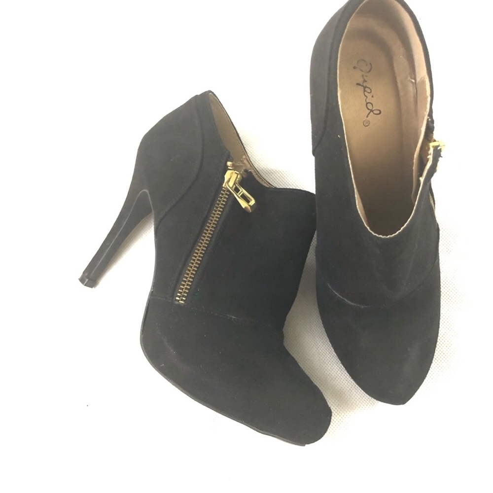 Qupid Women’s Black high heels 8